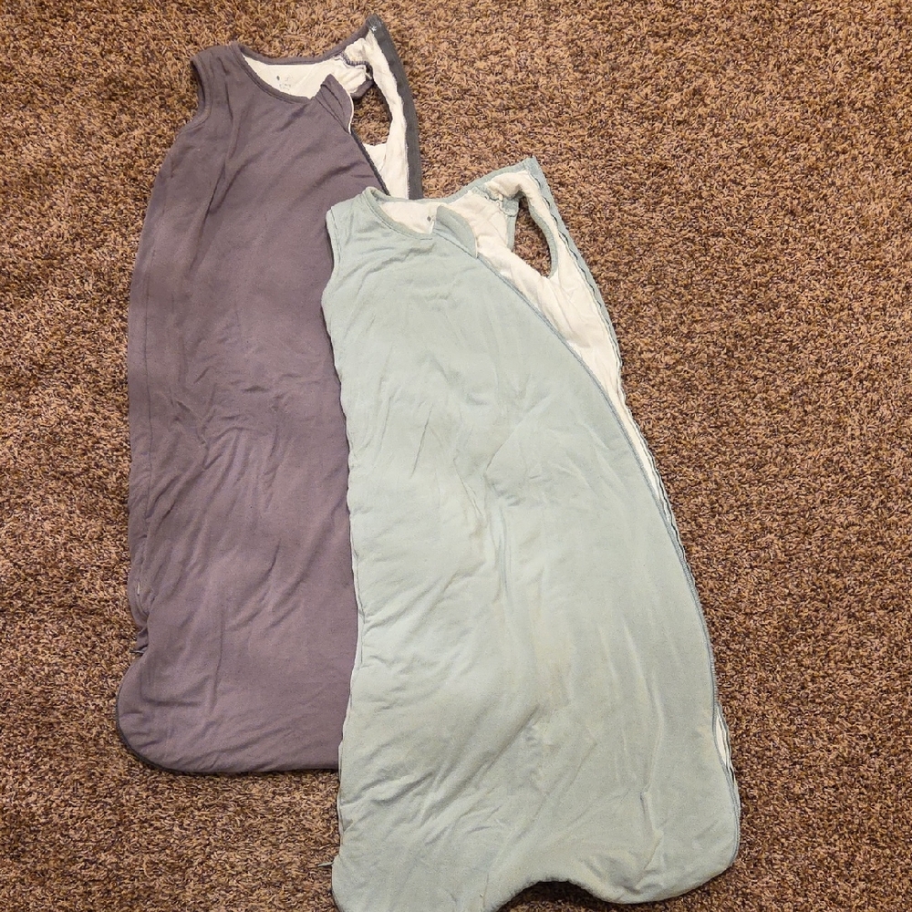 Kyte BABY Sleepsacks (Lot of 2), M, Gray BLue